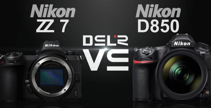 Nikon Z7 vs. Nikon D850
