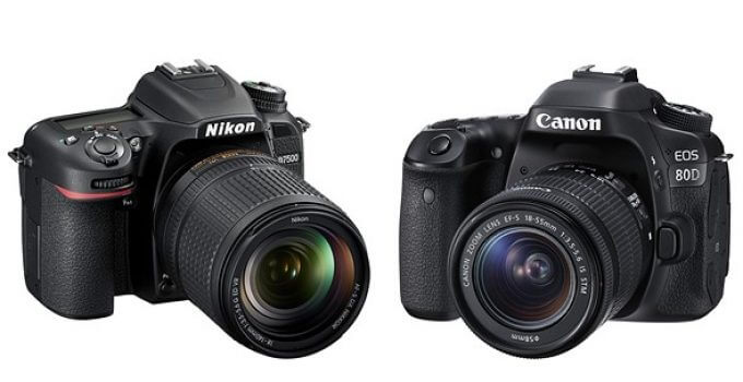 Canon 80d vs. Nikon d7500