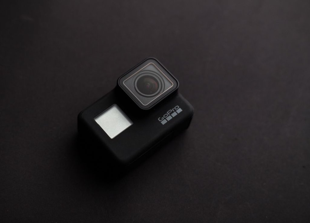 black goPro brand camera