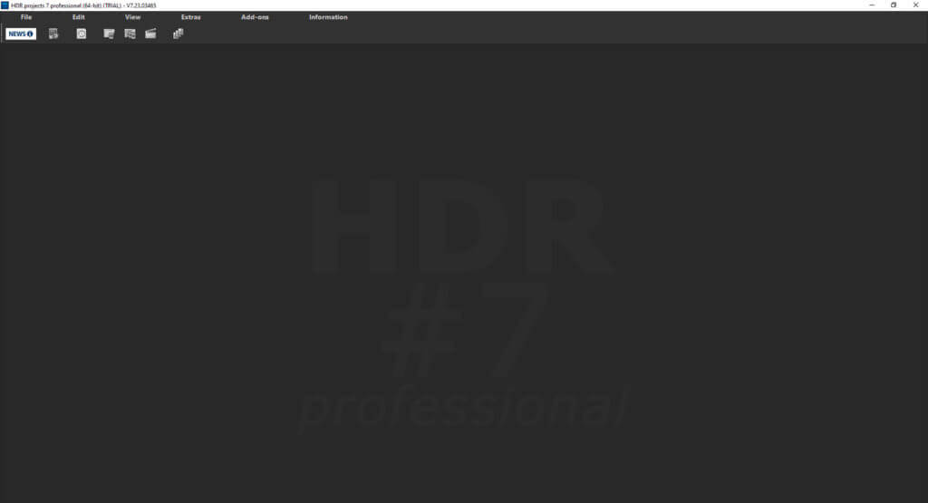 HDR Projects 7 review – basic layout