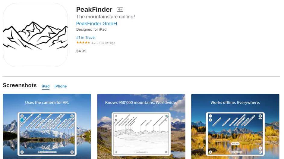 Peak Finder (iOS)