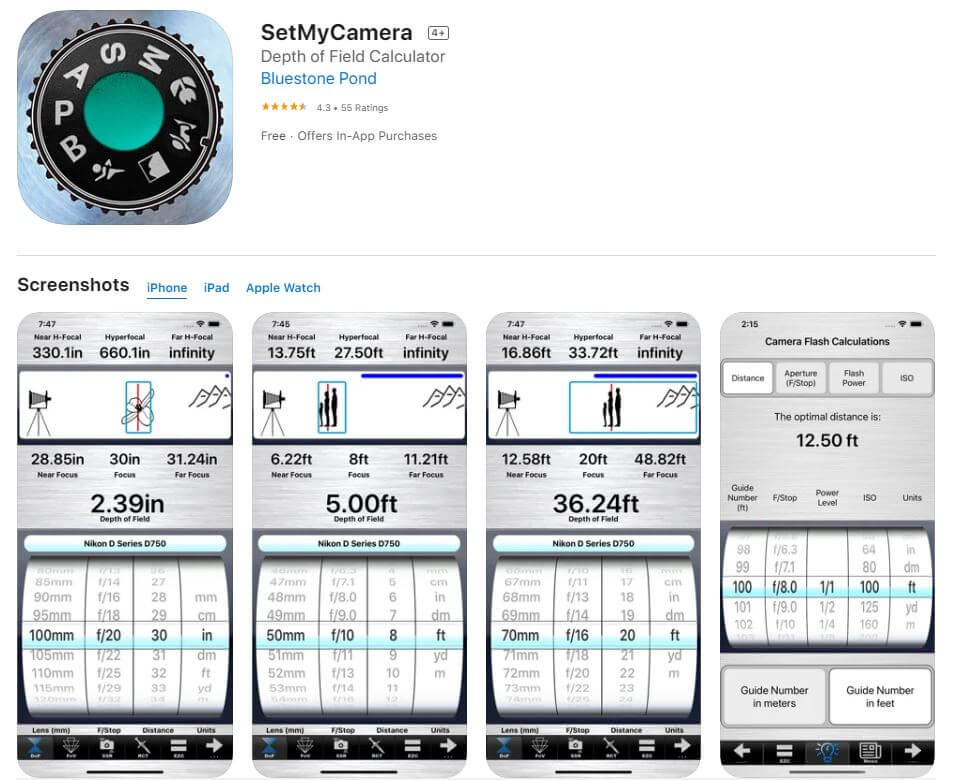 SetMyCamera (iOS)